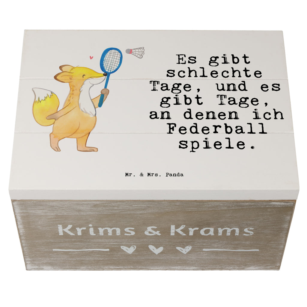 Holzkiste Fuchs Federball spielen Tage Holzkiste, Kiste, Schatzkiste, Truhe, Schatulle, XXL, Erinnerungsbox, Erinnerungskiste, Dekokiste, Aufbewahrungsbox, Geschenk, Sport, Sportart, Hobby, Schenken, Danke, Dankeschön, Auszeichnung, Gewinn, Sportler, Federball spielen, Badminton