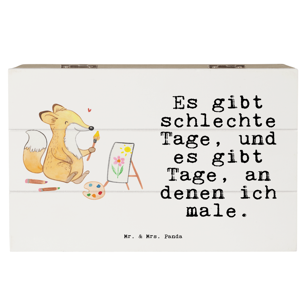 Holzkiste Fuchs  Malen Tage Holzkiste, Kiste, Schatzkiste, Truhe, Schatulle, XXL, Erinnerungsbox, Erinnerungskiste, Dekokiste, Aufbewahrungsbox, Geschenk, Sport, Sportart, Hobby, Schenken, Danke, Dankeschön, Auszeichnung, Gewinn, Sportler, Malen, Zeichnen, Hobbyzeichner, Künstler, Künstlerin