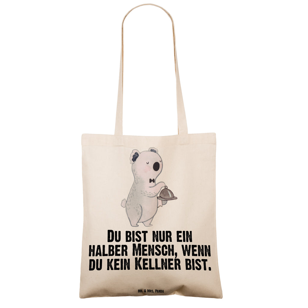Tragetasche Kellner mit Herz Beuteltasche, Beutel, Einkaufstasche, Jutebeutel, Stoffbeutel, Beruf, Ausbildung, Jubiläum, Abschied, Rente, Kollege, Kollegin, Geschenk, Schenken, Arbeitskollege, Mitarbeiter, Firma, Danke, Dankeschön, Kellner, Servicekraft, Restaurant, Ober