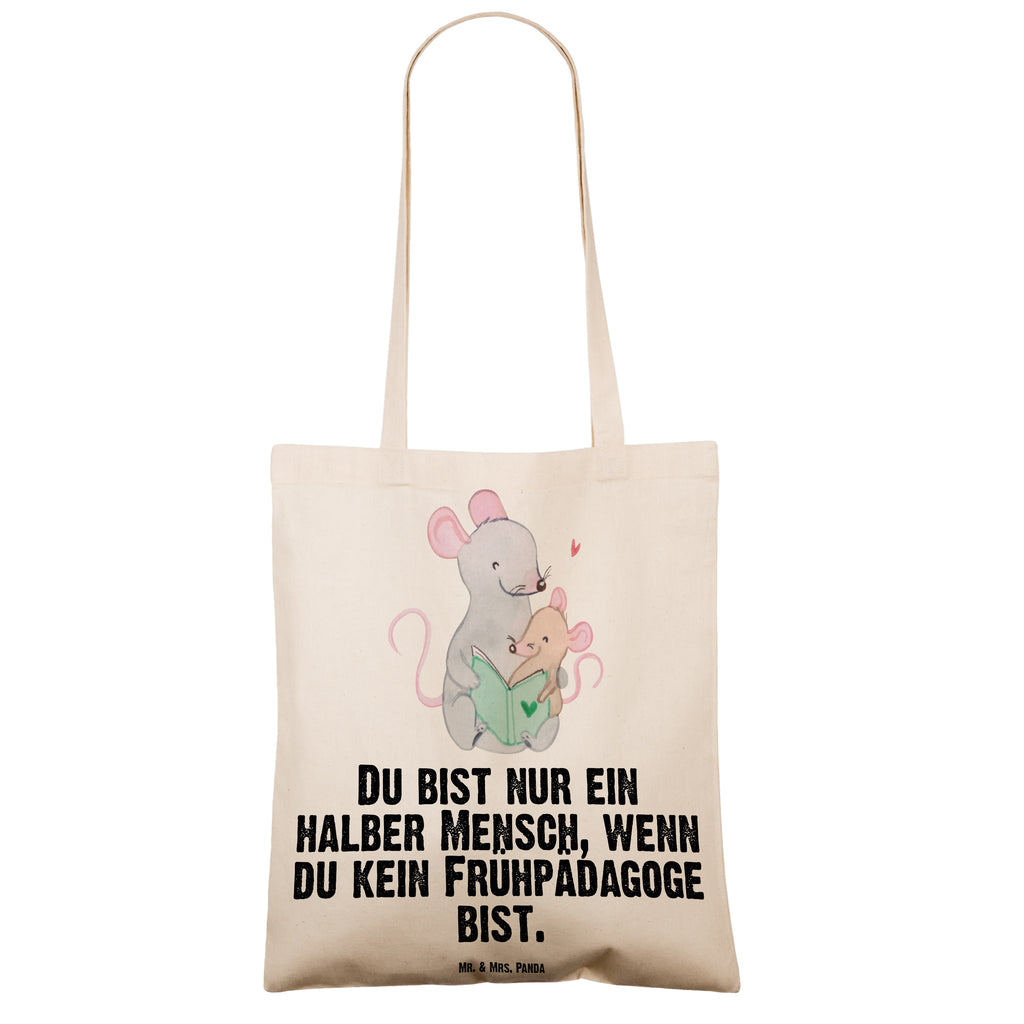 Tragetasche Frühpädagoge mit Herz Beuteltasche, Beutel, Einkaufstasche, Jutebeutel, Stoffbeutel, Beruf, Ausbildung, Jubiläum, Abschied, Rente, Kollege, Kollegin, Geschenk, Schenken, Arbeitskollege, Mitarbeiter, Firma, Danke, Dankeschön, Frühpädagoge, Frühpädagogik, Studium