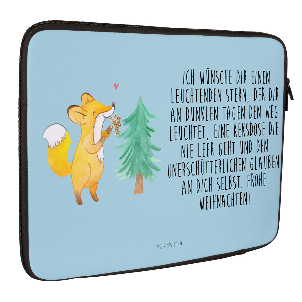 20 x 28 Notebook Tasche  Fuchs  Weihnachtsbaum Notebook Tasche, Laptop, Computertasche, Tasche, Winter, Weihnachten, Weihnachtsdeko, Nikolaus, Advent, Heiligabend, Wintermotiv, Weihnachtsmann, Weihnachtstage, Fuchs, Schlittschuh, Weihnachtszeit, Weihnachtsdekoration