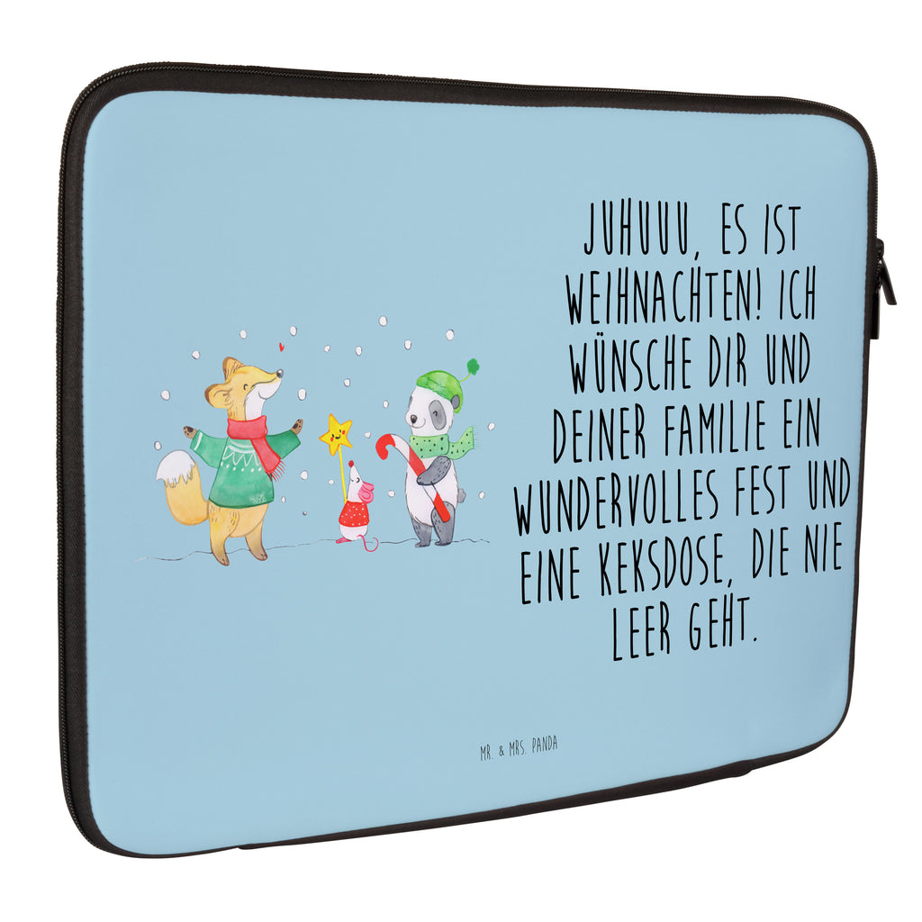 27 x 36 Notebook Tasche  Winter Weihnachtsfreude Notebook Tasche, Laptop, Computertasche, Tasche, Damen, Schutzhülle, Winter, Weihnachten, Weihnachtsdeko, Nikolaus, Advent, Heiligabend, Wintermotiv, Weihnachtsmann, Weihnachtstage, Fuchs, Weihnachtsbaum, Tannenbaum, Weihnachtszeit