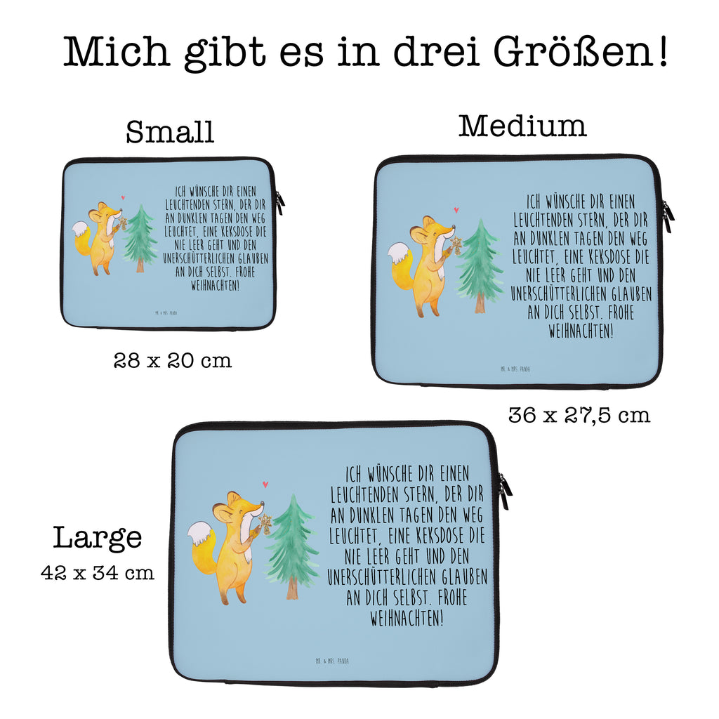 20 x 28 Notebook Tasche  Fuchs  Weihnachtsbaum Notebook Tasche, Laptop, Computertasche, Tasche, Winter, Weihnachten, Weihnachtsdeko, Nikolaus, Advent, Heiligabend, Wintermotiv, Weihnachtsmann, Weihnachtstage, Fuchs, Schlittschuh, Weihnachtszeit, Weihnachtsdekoration
