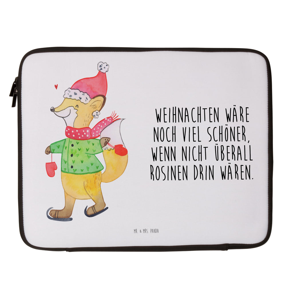 20 x 28 Notebook Tasche  Fuchs  Schlittschuhe Notebook Tasche, Laptop, Computertasche, Tasche, Winter, Weihnachten, Weihnachtsdeko, Nikolaus, Advent, Heiligabend, Wintermotiv, Weihnachtsmann, Weihnachtstage, Weihnachtsbaum, Tannenbaum, Weihnachtszeit