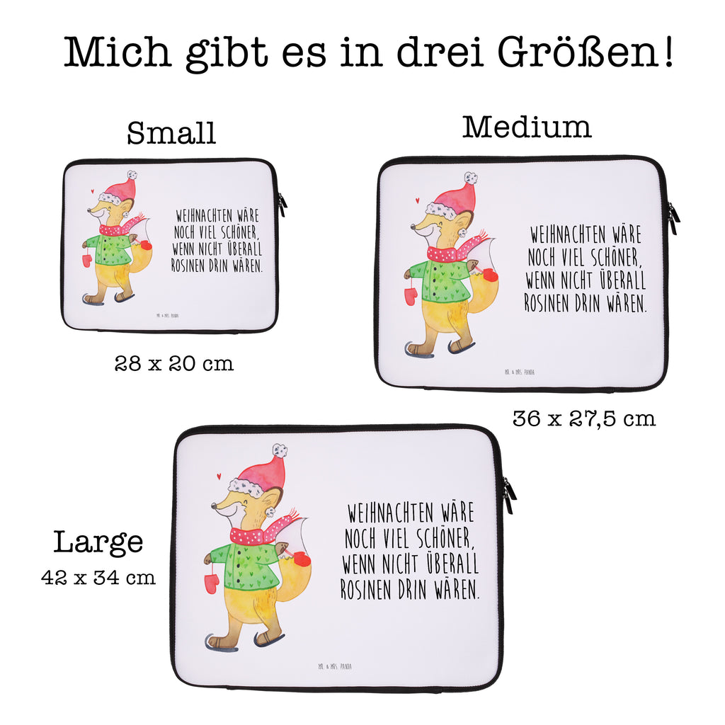 20 x 28 Notebook Tasche  Fuchs  Schlittschuhe Notebook Tasche, Laptop, Computertasche, Tasche, Winter, Weihnachten, Weihnachtsdeko, Nikolaus, Advent, Heiligabend, Wintermotiv, Weihnachtsmann, Weihnachtstage, Weihnachtsbaum, Tannenbaum, Weihnachtszeit