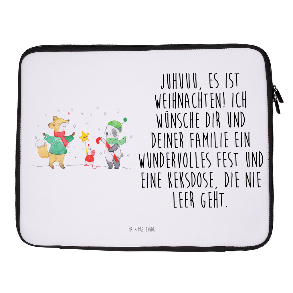 27 x 36 Notebook Tasche  Winter Weihnachtsfreude Notebook Tasche, Laptop, Computertasche, Tasche, Damen, Schutzhülle, Winter, Weihnachten, Weihnachtsdeko, Nikolaus, Advent, Heiligabend, Wintermotiv, Weihnachtsmann, Weihnachtstage, Fuchs, Weihnachtsbaum, Tannenbaum, Weihnachtszeit