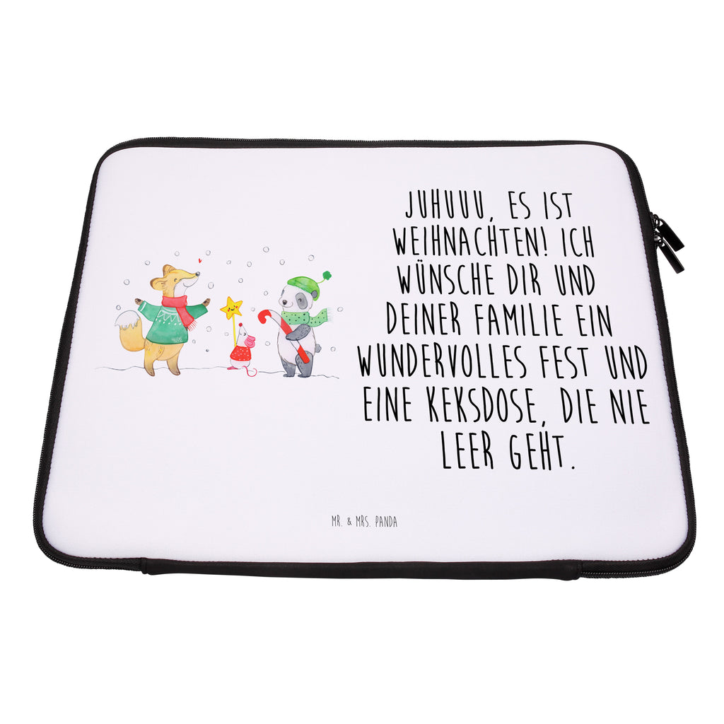 27 x 36 Notebook Tasche  Winter Weihnachtsfreude Notebook Tasche, Laptop, Computertasche, Tasche, Damen, Schutzhülle, Winter, Weihnachten, Weihnachtsdeko, Nikolaus, Advent, Heiligabend, Wintermotiv, Weihnachtsmann, Weihnachtstage, Fuchs, Weihnachtsbaum, Tannenbaum, Weihnachtszeit