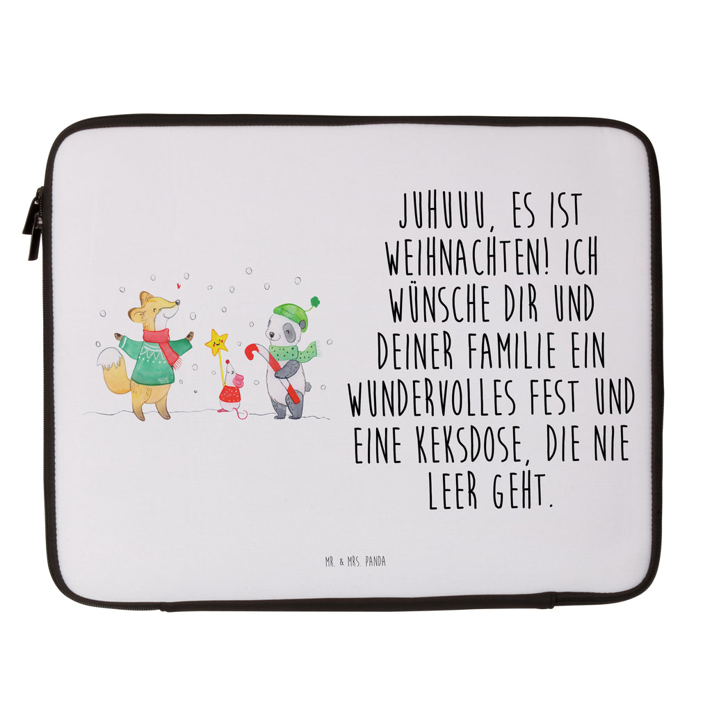 27 x 36 Notebook Tasche  Winter Weihnachtsfreude Notebook Tasche, Laptop, Computertasche, Tasche, Damen, Schutzhülle, Winter, Weihnachten, Weihnachtsdeko, Nikolaus, Advent, Heiligabend, Wintermotiv, Weihnachtsmann, Weihnachtstage, Fuchs, Weihnachtsbaum, Tannenbaum, Weihnachtszeit