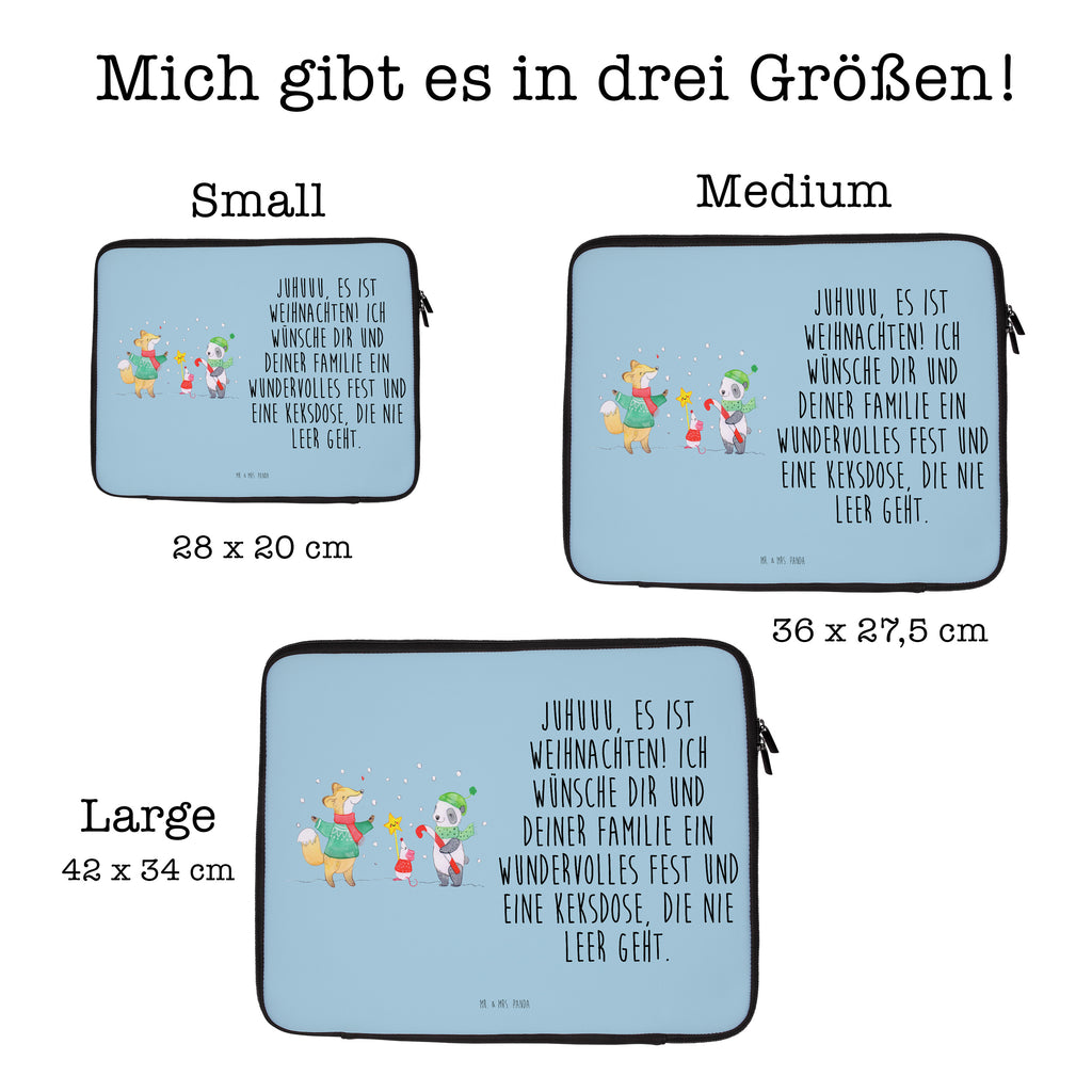 27 x 36 Notebook Tasche  Winter Weihnachtsfreude Notebook Tasche, Laptop, Computertasche, Tasche, Damen, Schutzhülle, Winter, Weihnachten, Weihnachtsdeko, Nikolaus, Advent, Heiligabend, Wintermotiv, Weihnachtsmann, Weihnachtstage, Fuchs, Weihnachtsbaum, Tannenbaum, Weihnachtszeit