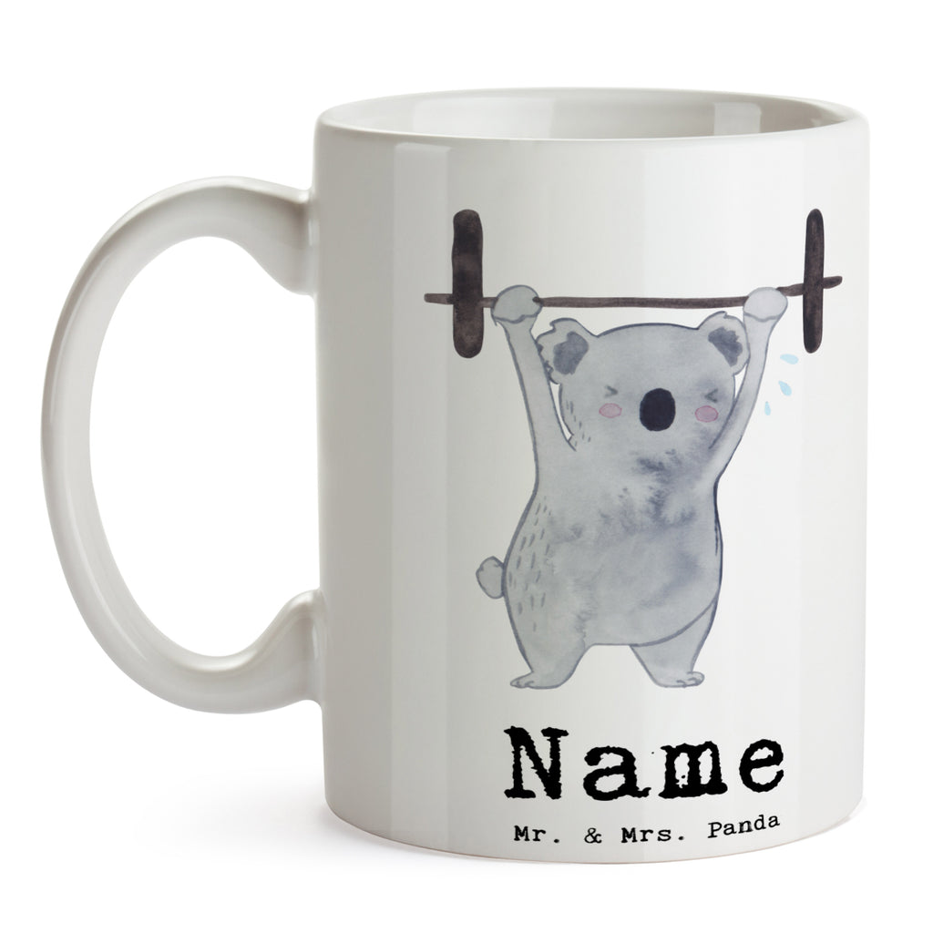 Personalisierte Tasse Koala Crossfit Tage Personalisierte Tasse, Namenstasse, Wunschname, Personalisiert, Tasse, Namen, Drucken, Tasse mit Namen, Geschenk, Sport, Sportart, Hobby, Schenken, Danke, Dankeschön, Auszeichnung, Gewinn, Sportler, Crossfit, Wettkampfsport, Sportschule