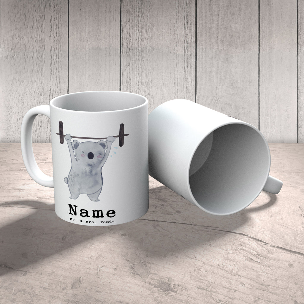 Personalisierte Tasse Koala Crossfit Tage Personalisierte Tasse, Namenstasse, Wunschname, Personalisiert, Tasse, Namen, Drucken, Tasse mit Namen, Geschenk, Sport, Sportart, Hobby, Schenken, Danke, Dankeschön, Auszeichnung, Gewinn, Sportler, Crossfit, Wettkampfsport, Sportschule