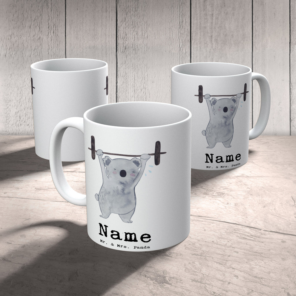 Personalisierte Tasse Koala Crossfit Tage Personalisierte Tasse, Namenstasse, Wunschname, Personalisiert, Tasse, Namen, Drucken, Tasse mit Namen, Geschenk, Sport, Sportart, Hobby, Schenken, Danke, Dankeschön, Auszeichnung, Gewinn, Sportler, Crossfit, Wettkampfsport, Sportschule
