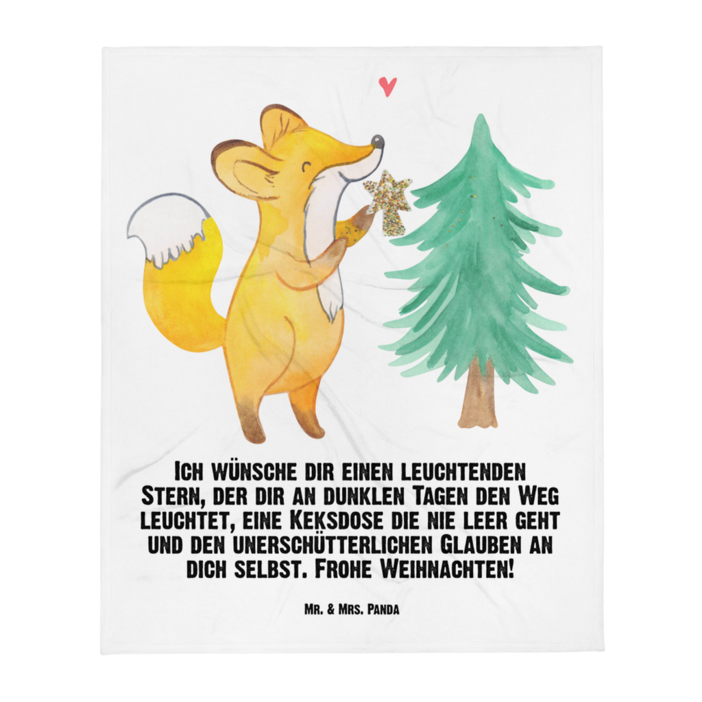 Kuscheldecke Fuchs  Weihnachtsbaum Decke, Wohndecke, Tagesdecke, Wolldecke, Sofadecke, Winter, Weihnachten, Weihnachtsdeko, Nikolaus, Advent, Heiligabend, Wintermotiv, Weihnachtsmann, Weihnachtstage, Fuchs, Schlittschuh, Weihnachtszeit, Weihnachtsdekoration