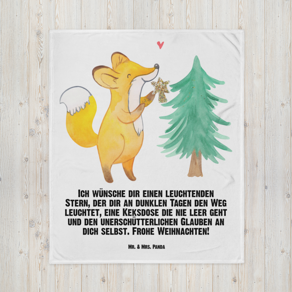 Kuscheldecke Fuchs  Weihnachtsbaum Decke, Wohndecke, Tagesdecke, Wolldecke, Sofadecke, Winter, Weihnachten, Weihnachtsdeko, Nikolaus, Advent, Heiligabend, Wintermotiv, Weihnachtsmann, Weihnachtstage, Fuchs, Schlittschuh, Weihnachtszeit, Weihnachtsdekoration