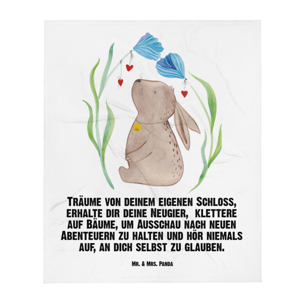 Kuscheldecke Hase Blume Decke, Wohndecke, Tagesdecke, Wolldecke, Sofadecke, Ostern, Osterhase, Ostergeschenke, Osternest, Osterdeko, Geschenk zu Ostern, Hase, Kaninchen, Kind, Taufe, Taufgeschenk, Geburt, Schwangerschaft, erstes Kind, Kindergeburtstag, Geburtstag, Hoffnung, Träume