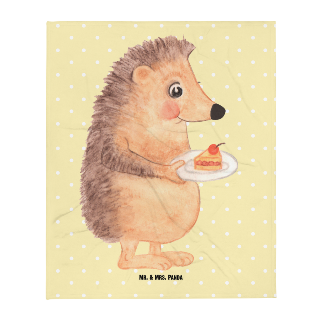 Kuscheldecke Igel mit Kuchenstück Decke, Wohndecke, Tagesdecke, Wolldecke, Sofadecke, Tiermotive, Gute Laune, lustige Sprüche, Tiere, Igel, Essen Spruch, Kuchen, Backen Geschenk, Kuchen backen, Einladung Party, Geburtstagskuchen, Torte