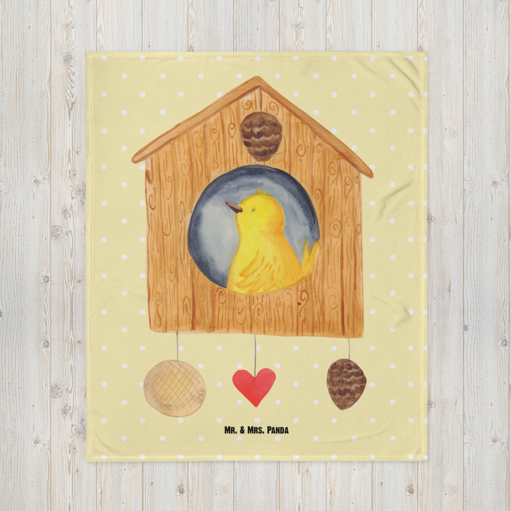 Kuscheldecke Vogelhaus Decke, Wohndecke, Tagesdecke, Wolldecke, Sofadecke, Tiermotive, Gute Laune, lustige Sprüche, Tiere, Vogel, Vögel, Vogelhaus, Vogelhäuschen, Home sweet home, Zuhause, Nest, Eigenheim, Familie, Wohnung, Haus, unser Haus, Lieblingsort, Castle
