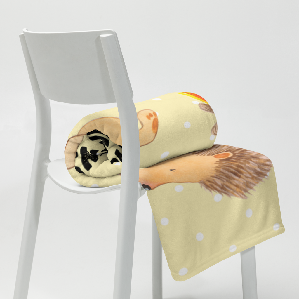 Kuscheldecke Igel grillt Decke, Wohndecke, Tagesdecke, Wolldecke, Sofadecke, Tiermotive, Gute Laune, lustige Sprüche, Tiere, Igel, Grillen, Ziele, Motivation, arbeitslos, Sinn des Lebens, Spruch