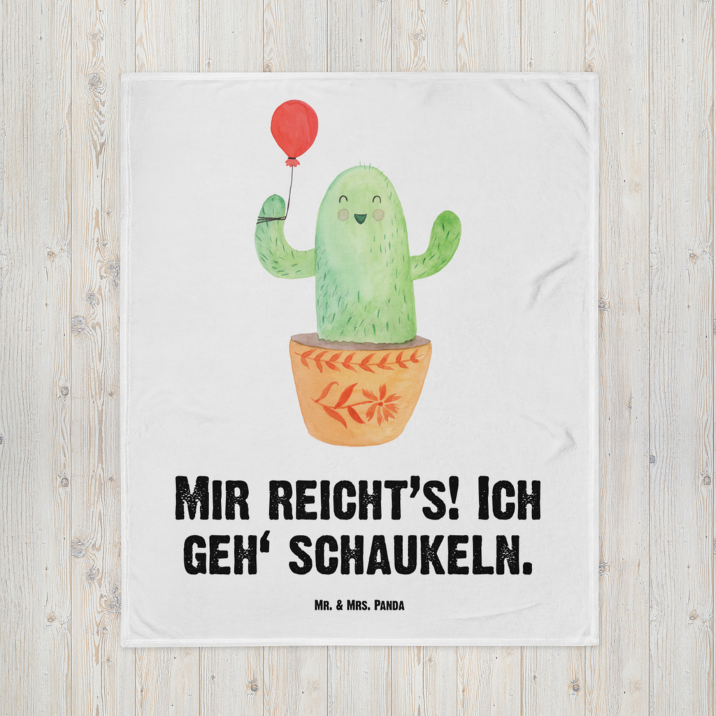 Kuscheldecke Kaktus Luftballon Decke, Wohndecke, Tagesdecke, Wolldecke, Sofadecke, Kaktus, Kakteen, Luftballon, Neustart, Freude, Büro, Stress, Büroalltag, Freundin, Freund, Ausbildung, Prüfung