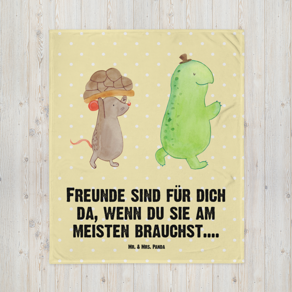 Kuscheldecke Schildkröte & Maus Decke, Wohndecke, Tagesdecke, Wolldecke, Sofadecke, Schildkröte, Maus, Freunde, Freundinnen, beste Freunde, beste Freundinnen