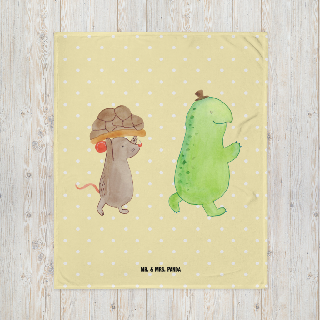 Kuscheldecke Schildkröte & Maus Decke, Wohndecke, Tagesdecke, Wolldecke, Sofadecke, Schildkröte, Maus, Freunde, Freundinnen, beste Freunde, beste Freundinnen