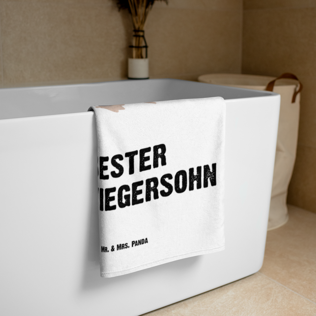XL Badehandtuch Pinguin Bester Schwiegersohn Handtuch, Badetuch, Duschtuch, Strandtuch, Saunatuch, für, Dankeschön, Geschenk, Schenken, Geburtstag, Geburtstagsgeschenk, Geschenkidee, Danke, Bedanken, Mitbringsel, Freude machen, Geschenktipp, Schwiegersohn, Tochter, Ehefrau des Sohns, Frau, angeheiratet, Hochzeit, Heirat