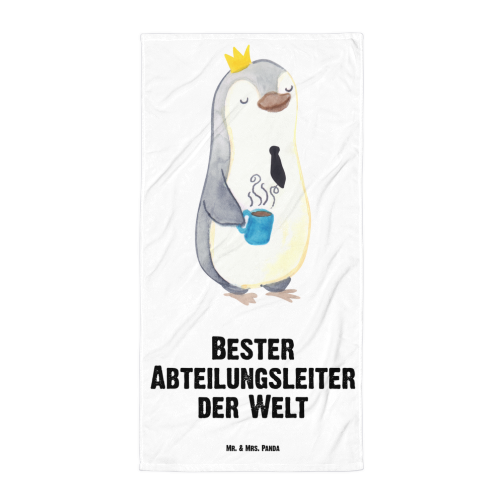 XL Badehandtuch Pinguin Bester Abteilungsleiter der Welt Handtuch, Badetuch, Duschtuch, Strandtuch, Saunatuch, für, Dankeschön, Geschenk, Schenken, Geburtstag, Geburtstagsgeschenk, Geschenkidee, Danke, Bedanken, Mitbringsel, Freude machen, Geschenktipp, Abteilungsleiter, Leiter, Geschäftsführer, Vorgesetzter, Kollege, Arbeit, Büro, Abschiedsgeschenk, Ruhestand, Abschied, Chef
