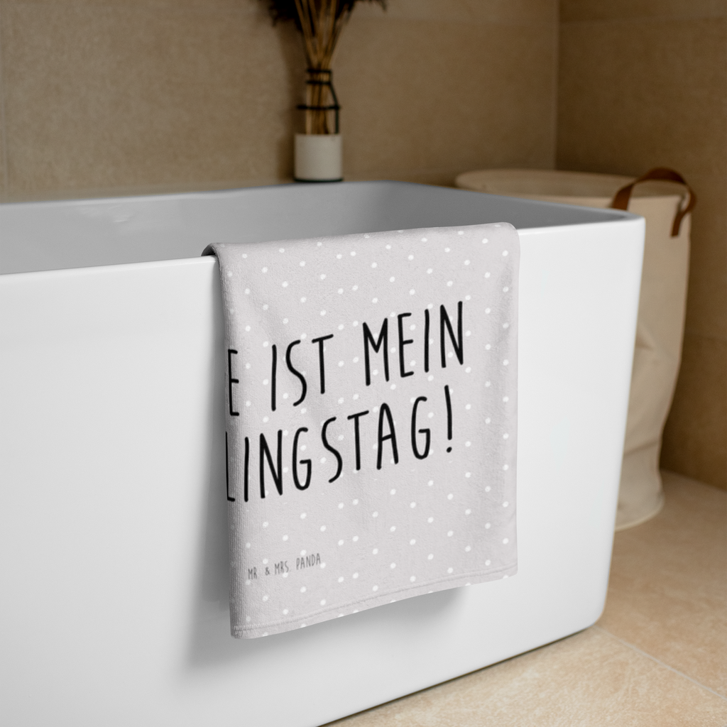 XL Badehandtuch Otter mit Seerose Handtuch, Badetuch, Duschtuch, Strandtuch, Saunatuch, Otter, Fischotter, Seeotter, Otter Seeotter See Otter