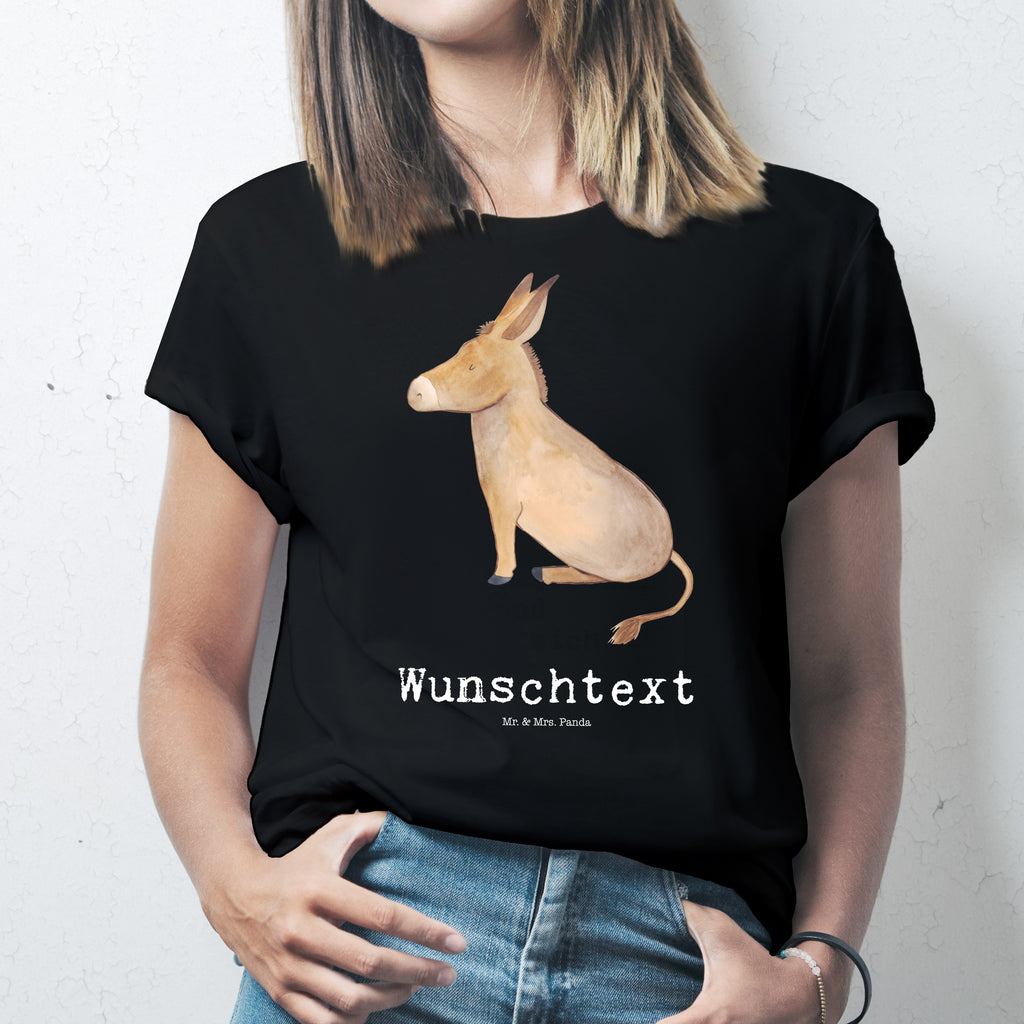 Größe XL Personalisiertes T-Shirt Esel T-Shirt Personalisiert, T-Shirt mit Namen, T-Shirt mit Aufruck, Männer, Frauen, Tiermotive, Gute Laune, lustige Sprüche, Tiere, Esel, Weisheit, Lebensmut, Lebensglück, Ziel, Lebensziel, Mut, erfolg, tapferkeit, positive gedanken, zuversicht