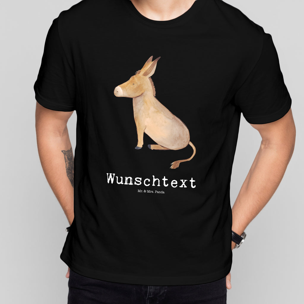 Größe XL Personalisiertes T-Shirt Esel T-Shirt Personalisiert, T-Shirt mit Namen, T-Shirt mit Aufruck, Männer, Frauen, Tiermotive, Gute Laune, lustige Sprüche, Tiere, Esel, Weisheit, Lebensmut, Lebensglück, Ziel, Lebensziel, Mut, erfolg, tapferkeit, positive gedanken, zuversicht