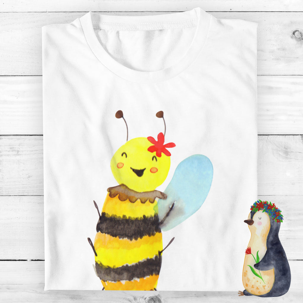 Größe XXL Personalisiertes T-Shirt Biene Happy T-Shirt Personalisiert, T-Shirt mit Namen, T-Shirt mit Aufruck, Männer, Frauen, Wunschtext, Bedrucken, Biene, Wespe, Hummel