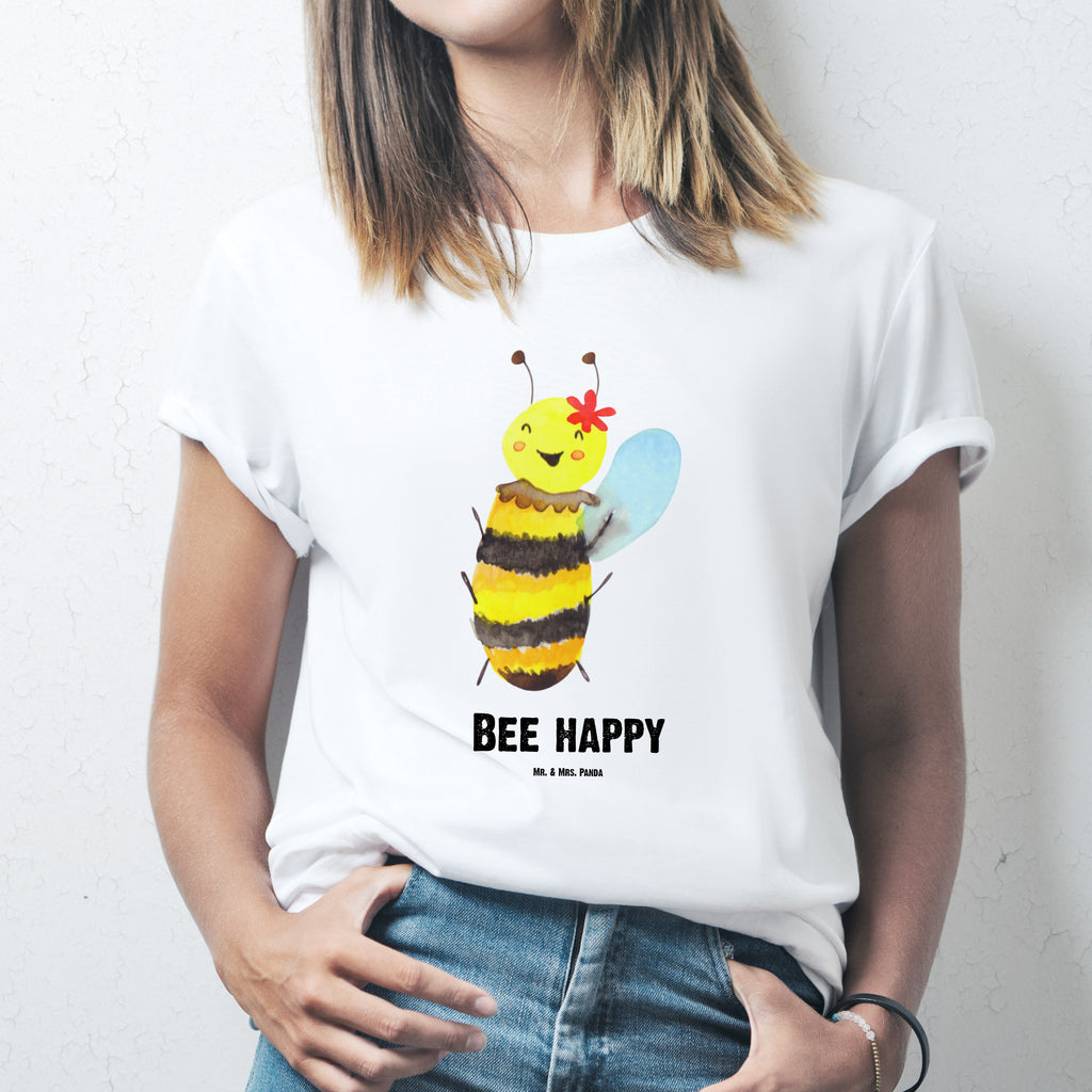 Größe XXL Personalisiertes T-Shirt Biene Happy T-Shirt Personalisiert, T-Shirt mit Namen, T-Shirt mit Aufruck, Männer, Frauen, Wunschtext, Bedrucken, Biene, Wespe, Hummel