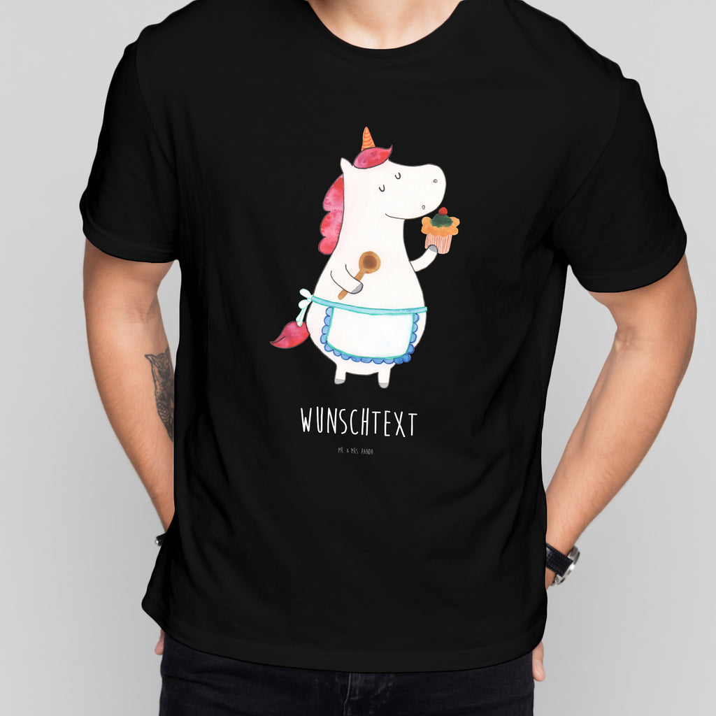 Größe XXL Personalisiertes T-Shirt Einhorn Küchenfee T-Shirt Personalisiert, T-Shirt mit Namen, T-Shirt mit Aufruck, Männer, Frauen, Wunschtext, Bedrucken, Einhorn, Einhörner, Einhorn Deko, Pegasus, Unicorn, backen, Muffin, Motivation, Träumer, träumen, Bäckerin, Hobbykoch, Koch, Torte, Kuchen