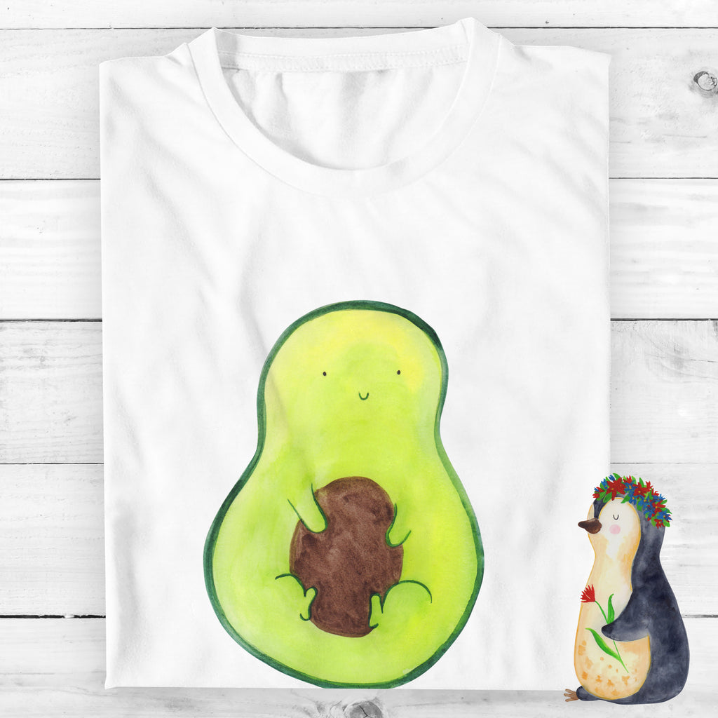 Größe XXL Personalisiertes T-Shirt Avocado mit Kern T-Shirt Personalisiert, T-Shirt mit Namen, T-Shirt mit Aufruck, Männer, Frauen, Wunschtext, Bedrucken, Avocado, Veggie, Vegan, Gesund, Avokado, Avocadokern, Kern, Pflanze, Spruch Leben