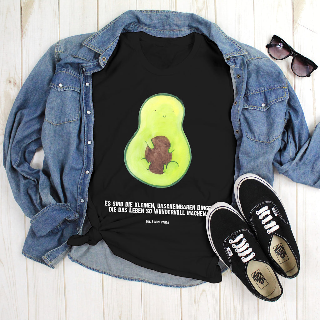 Größe XXL Personalisiertes T-Shirt Avocado mit Kern T-Shirt Personalisiert, T-Shirt mit Namen, T-Shirt mit Aufruck, Männer, Frauen, Wunschtext, Bedrucken, Avocado, Veggie, Vegan, Gesund, Avokado, Avocadokern, Kern, Pflanze, Spruch Leben