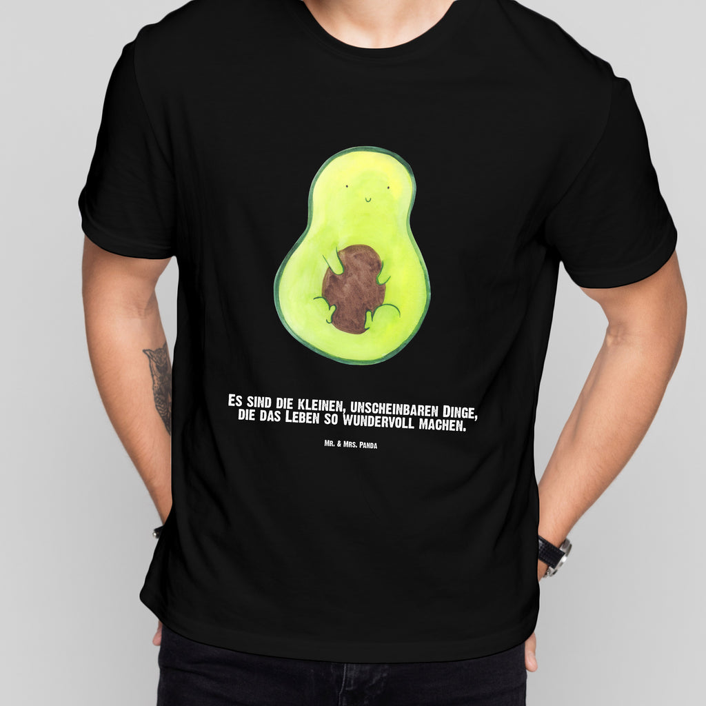 Größe XXL Personalisiertes T-Shirt Avocado mit Kern T-Shirt Personalisiert, T-Shirt mit Namen, T-Shirt mit Aufruck, Männer, Frauen, Wunschtext, Bedrucken, Avocado, Veggie, Vegan, Gesund, Avokado, Avocadokern, Kern, Pflanze, Spruch Leben