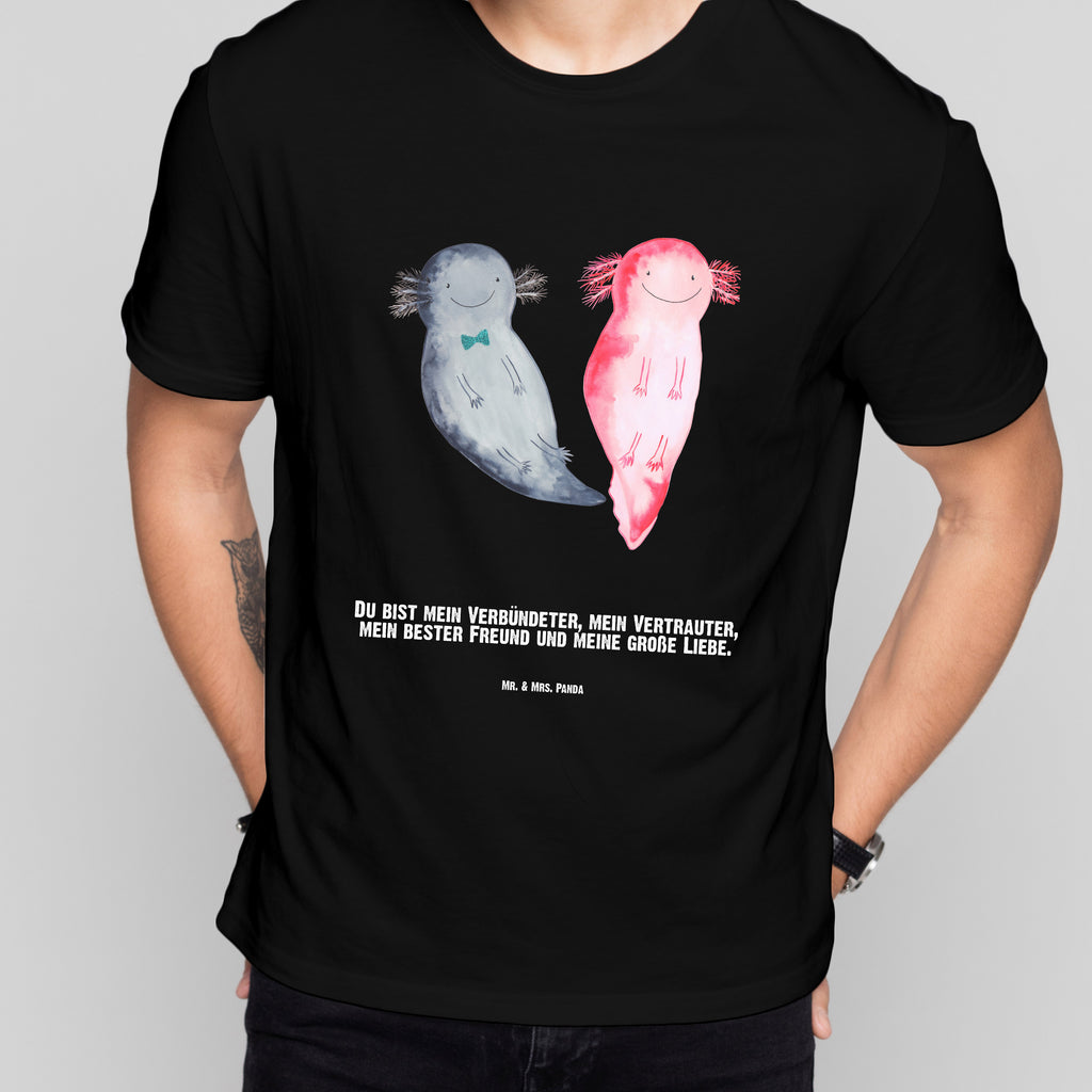 Größe XXL Personalisiertes T-Shirt Axolotl Axel+Lotte T-Shirt Personalisiert, T-Shirt mit Namen, T-Shirt mit Aufruck, Männer, Frauen, Wunschtext, Bedrucken, Axolotl, Molch, Axolot, Schwanzlurch, Lurch, Lurche, Liebe, große Liebe, Liebesbeweis, Freund, Verlobter, Ehemann, Jahrestag, Valentinstag
