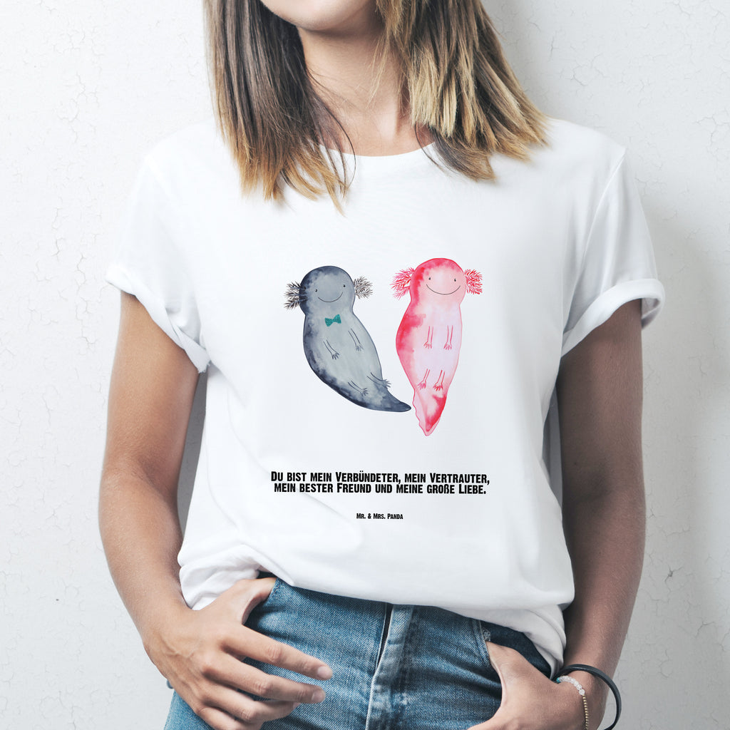 Größe XXL Personalisiertes T-Shirt Axolotl Axel+Lotte T-Shirt Personalisiert, T-Shirt mit Namen, T-Shirt mit Aufruck, Männer, Frauen, Wunschtext, Bedrucken, Axolotl, Molch, Axolot, Schwanzlurch, Lurch, Lurche, Liebe, große Liebe, Liebesbeweis, Freund, Verlobter, Ehemann, Jahrestag, Valentinstag