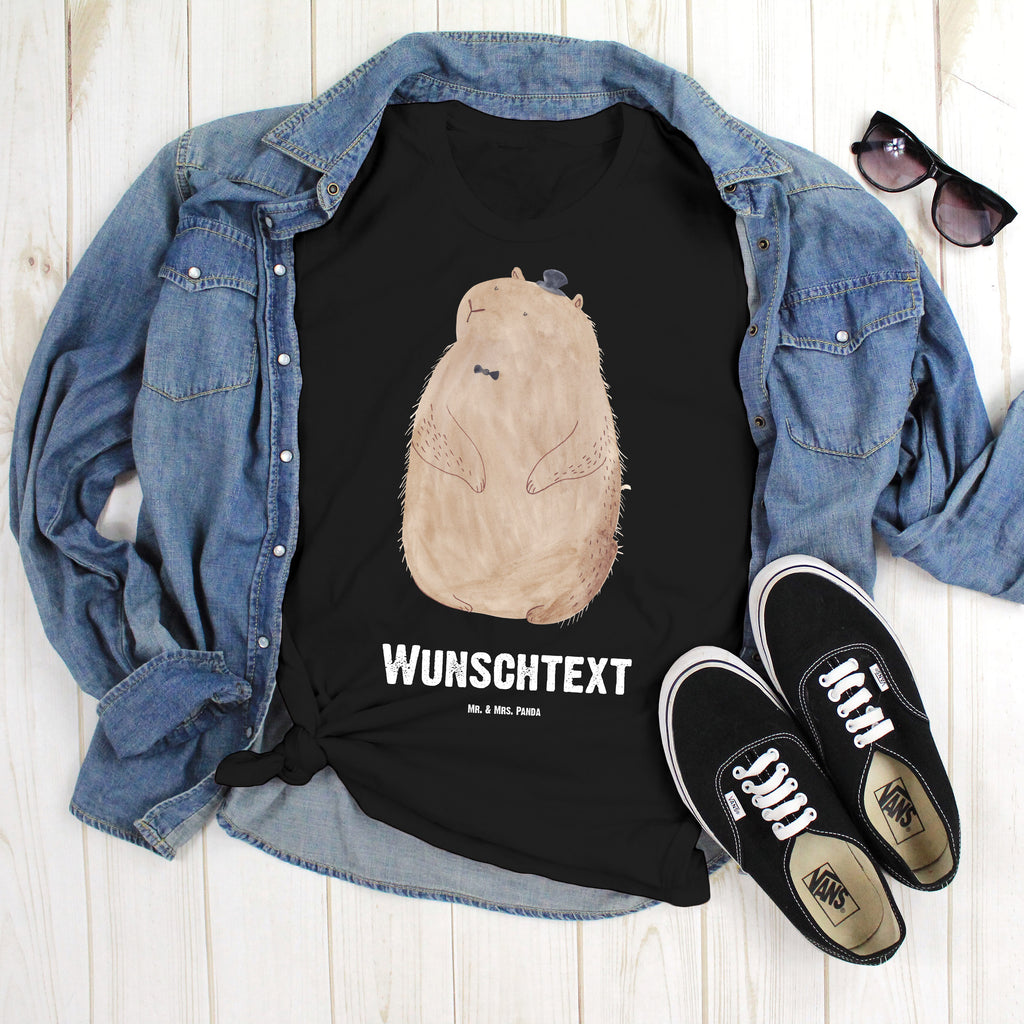 Größe XXL Personalisiertes T-Shirt Murmeltier T-Shirt Personalisiert, T-Shirt mit Namen, T-Shirt mit Aufruck, Männer, Frauen, Wunschtext, Bedrucken, Tiermotive, Gute Laune, lustige Sprüche, Tiere, Murmeltier, Knigge, Fröhlichkeit, Freundlichkeit, Respekt, Anstand