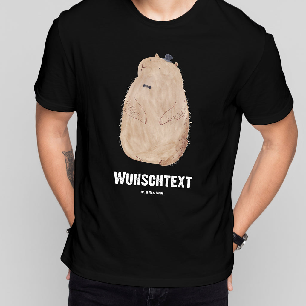 Größe XXL Personalisiertes T-Shirt Murmeltier T-Shirt Personalisiert, T-Shirt mit Namen, T-Shirt mit Aufruck, Männer, Frauen, Wunschtext, Bedrucken, Tiermotive, Gute Laune, lustige Sprüche, Tiere, Murmeltier, Knigge, Fröhlichkeit, Freundlichkeit, Respekt, Anstand