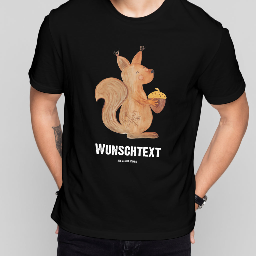 Größe XXL Personalisiertes T-Shirt Eichhörnchen Weihnachten T-Shirt Personalisiert, T-Shirt mit Namen, T-Shirt mit Aufruck, Männer, Frauen, Wunschtext, Bedrucken, Winter, Weihnachten, Weihnachtsdeko, Nikolaus, Advent, Heiligabend, Wintermotiv, Frohe Weihnachten, Frohes neues Jahr, Guten Rutsch, Weihnachtsmotiv, Weihnachtsgruß, Neujahr, Vogel