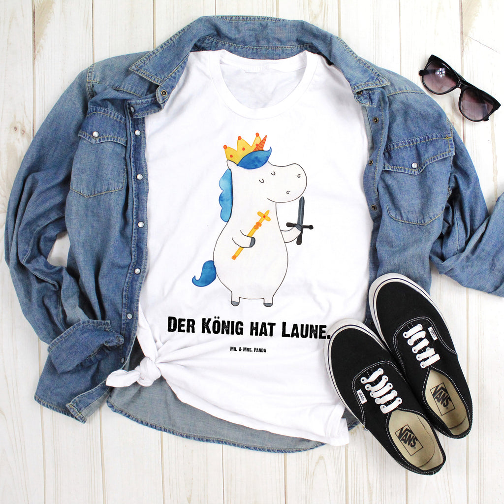Größe XXL Personalisiertes T-Shirt Einhorn König mit Schwert T-Shirt Personalisiert, T-Shirt mit Namen, T-Shirt mit Aufruck, Männer, Frauen, Wunschtext, Bedrucken, Einhorn, Einhörner, Einhorn Deko, Pegasus, Unicorn, König, Ritter, Mittelalter