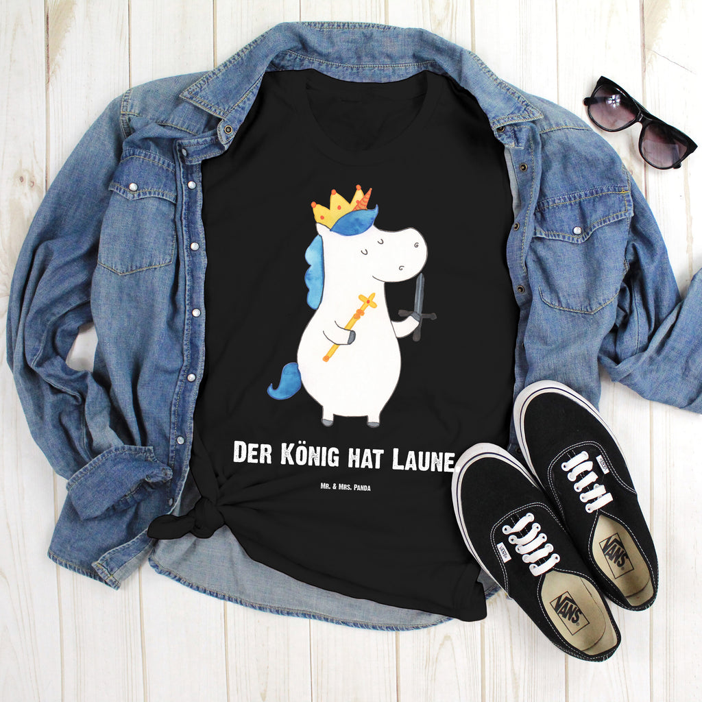 Größe XXL Personalisiertes T-Shirt Einhorn König mit Schwert T-Shirt Personalisiert, T-Shirt mit Namen, T-Shirt mit Aufruck, Männer, Frauen, Wunschtext, Bedrucken, Einhorn, Einhörner, Einhorn Deko, Pegasus, Unicorn, König, Ritter, Mittelalter