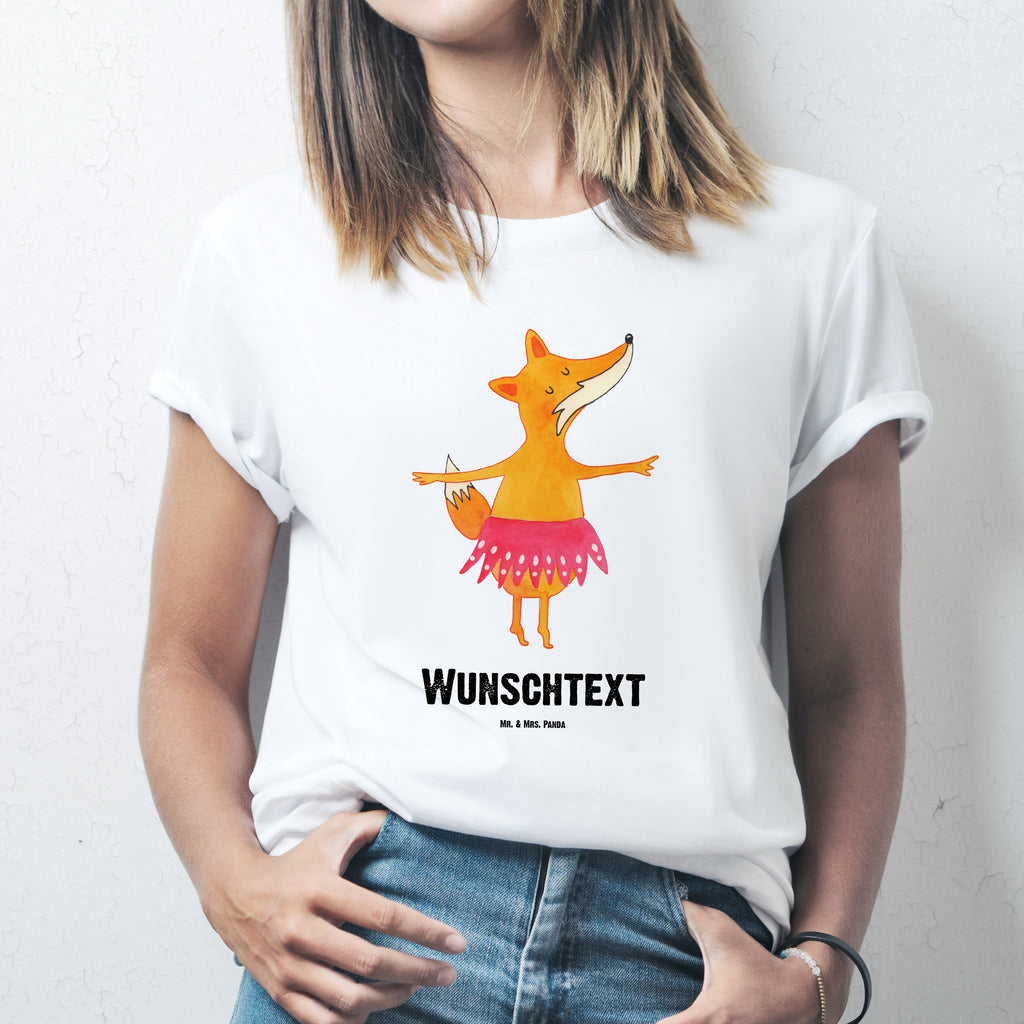 Größe XXL Personalisiertes T-Shirt Fuchs Ballerina T-Shirt Personalisiert, T-Shirt mit Namen, T-Shirt mit Aufruck, Männer, Frauen, Wunschtext, Bedrucken, Fuchs, Fuchs Spruch, Füchse, Füchsin, Ballerina, Ballett, Tänzerin, Tanzen, Party, Einladung, Geburtstag