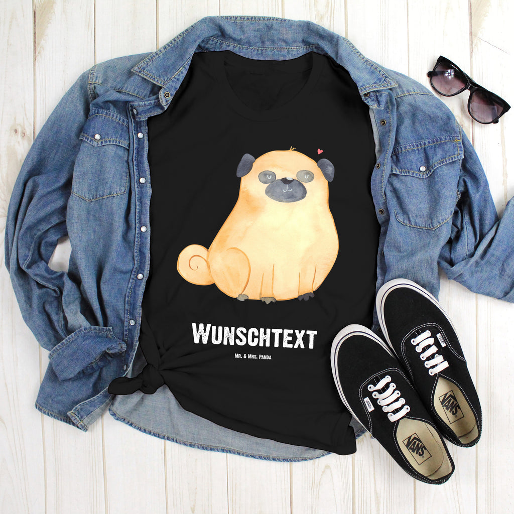 Größe XXL Personalisiertes T-Shirt Mops T-Shirt Personalisiert, T-Shirt mit Namen, T-Shirt mit Aufruck, Männer, Frauen, Wunschtext, Bedrucken, Hund, Hundemotiv, Haustier, Hunderasse, Tierliebhaber, Hundebesitzer, Sprüche, Mops, Liebe, Hundeliebe