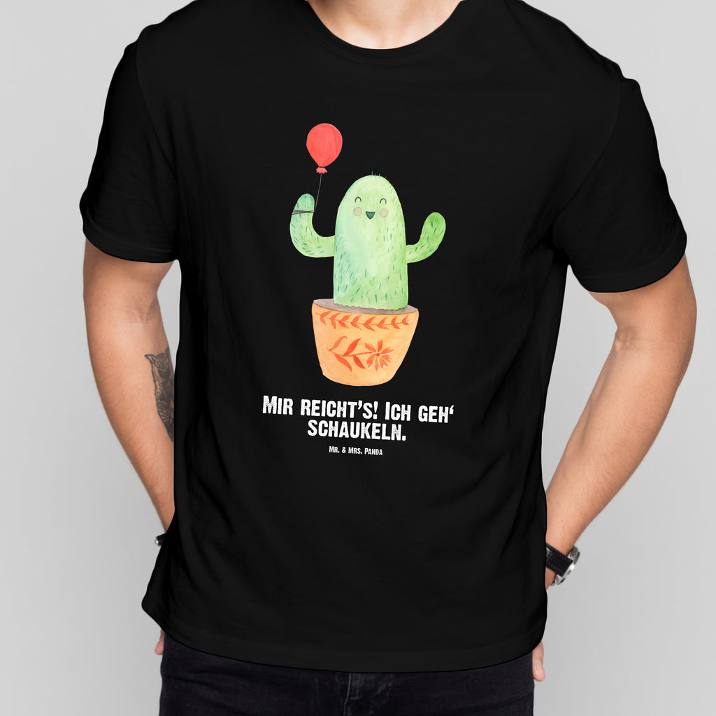 Größe XXL Personalisiertes T-Shirt Kaktus Luftballon T-Shirt Personalisiert, T-Shirt mit Namen, T-Shirt mit Aufruck, Männer, Frauen, Wunschtext, Bedrucken, Kaktus, Kakteen, Luftballon, Neustart, Freude, Büro, Stress, Büroalltag, Freundin, Freund, Ausbildung, Prüfung