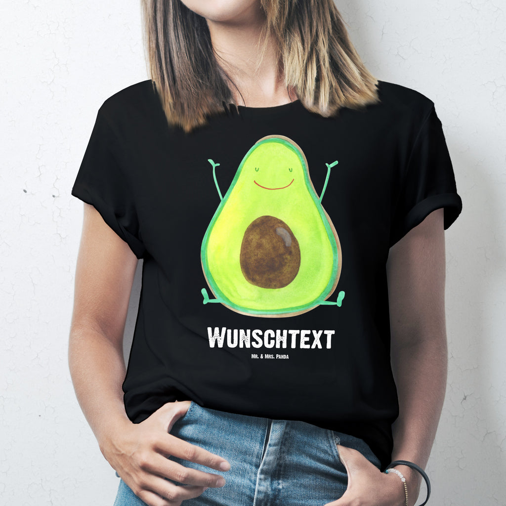 Größe L Personalisiertes T-Shirt Avocado Happy T-Shirt, Shirt, Tshirt, Lustiges T-Shirt, T-Shirt mit Spruch, Party, Junggesellenabschied, Jubiläum, Geburstag, Herrn, Damen, Männer, Frauen, Schlafshirt, Nachthemd, Sprüche, Avocado, Veggie, Vegan, Gesund, Chaos