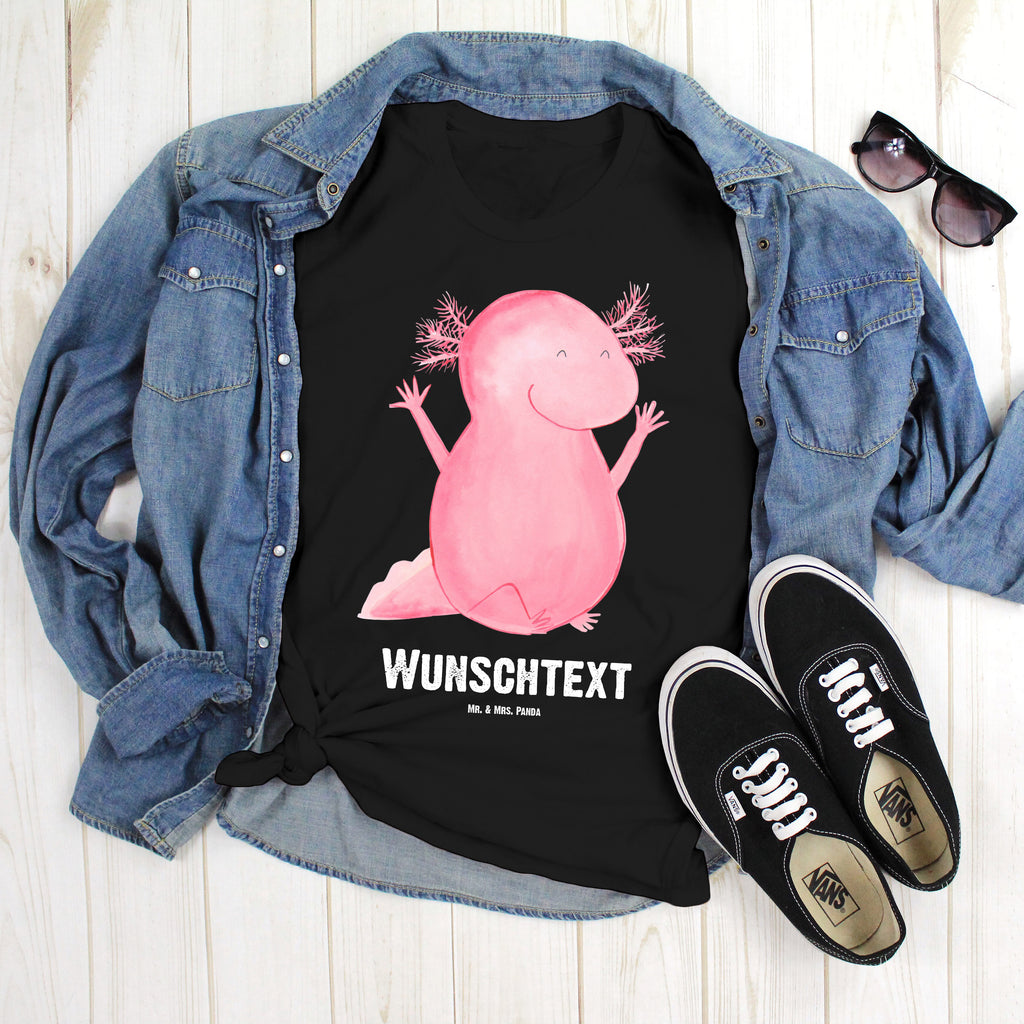 Größe L Personalisiertes T-Shirt Axolotl Hurra T-Shirt, Shirt, Tshirt, Lustiges T-Shirt, T-Shirt mit Spruch, Party, Junggesellenabschied, Jubiläum, Geburstag, Herrn, Damen, Männer, Frauen, Schlafshirt, Nachthemd, Sprüche, Axolotl, Molch, Axolot, Schwanzlurch, Lurch, Lurche, fröhlich, Spaß, Freude, Motivation, Zufriedenheit