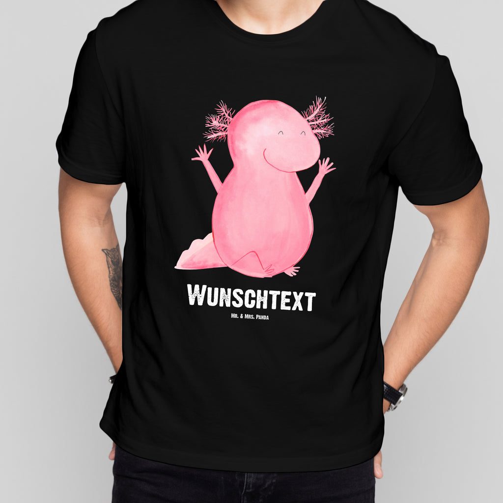Größe L Personalisiertes T-Shirt Axolotl Hurra T-Shirt, Shirt, Tshirt, Lustiges T-Shirt, T-Shirt mit Spruch, Party, Junggesellenabschied, Jubiläum, Geburstag, Herrn, Damen, Männer, Frauen, Schlafshirt, Nachthemd, Sprüche, Axolotl, Molch, Axolot, Schwanzlurch, Lurch, Lurche, fröhlich, Spaß, Freude, Motivation, Zufriedenheit