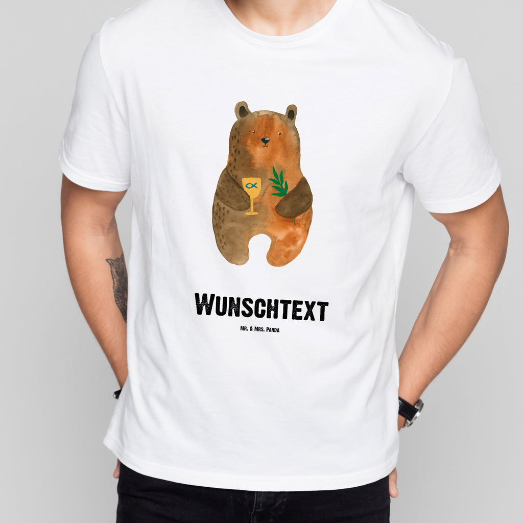 Größe L Personalisiertes T-Shirt Konfirmation-Bär T-Shirt, Shirt, Tshirt, Lustiges T-Shirt, T-Shirt mit Spruch, Party, Junggesellenabschied, Jubiläum, Geburstag, Herrn, Damen, Männer, Frauen, Schlafshirt, Nachthemd, Sprüche, Bär, Teddy, Teddybär, Konfirmation, Kirche, evangelisch, Gottesdienst